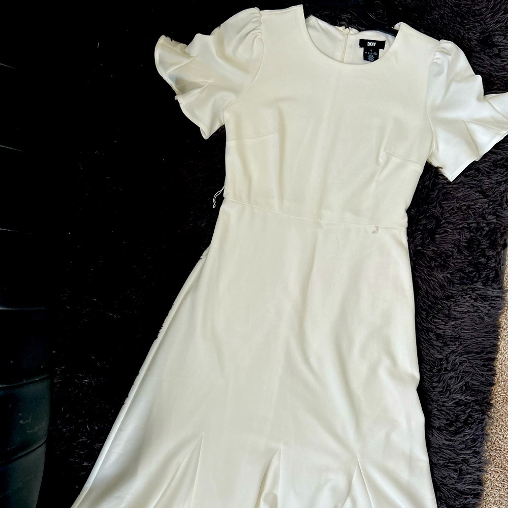 White dress, DKNY size 4